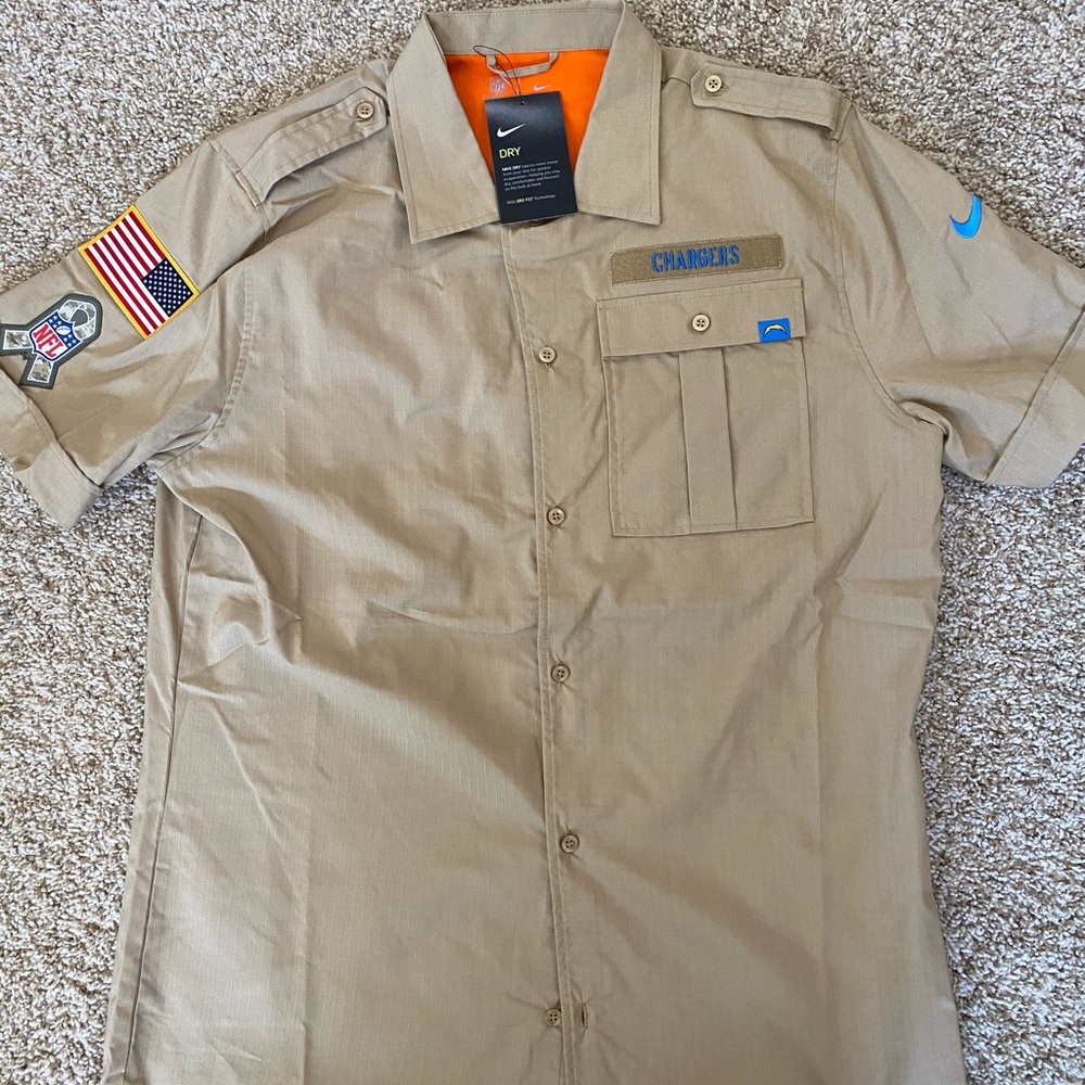 Nike LA Chargers Salute To Service Button Up